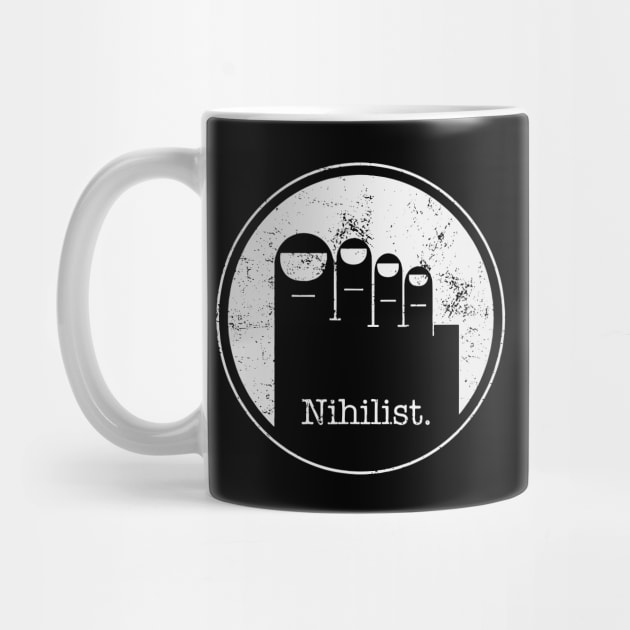 The Big Lebowski - Minimalist Nihilist White by Djokolelono